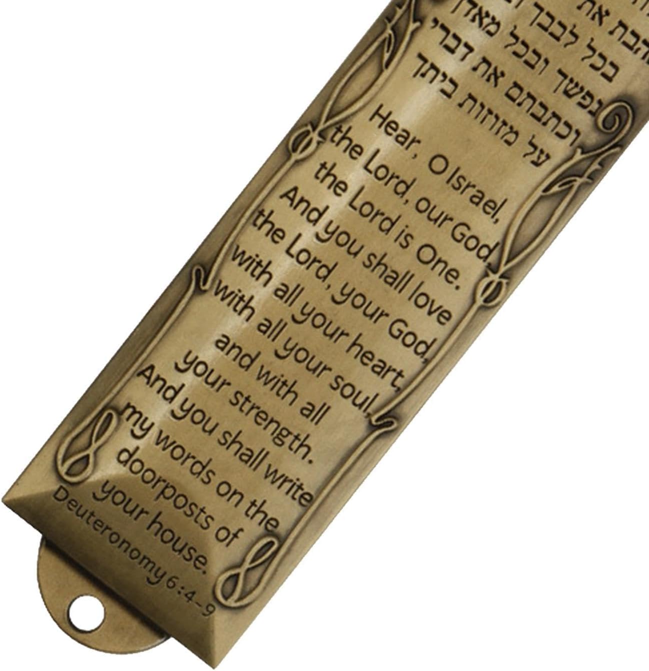 3X Mezuzah Wall Decor Plaque Ornament Metal Blessing Door Ornament Jewish Gift