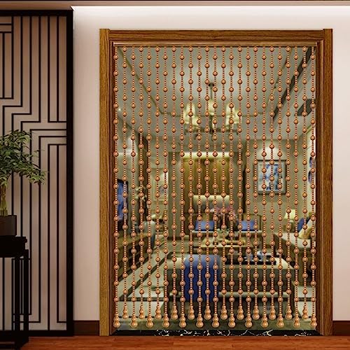 NESLAY Wooden Beaded Curtains for Room Dividers
