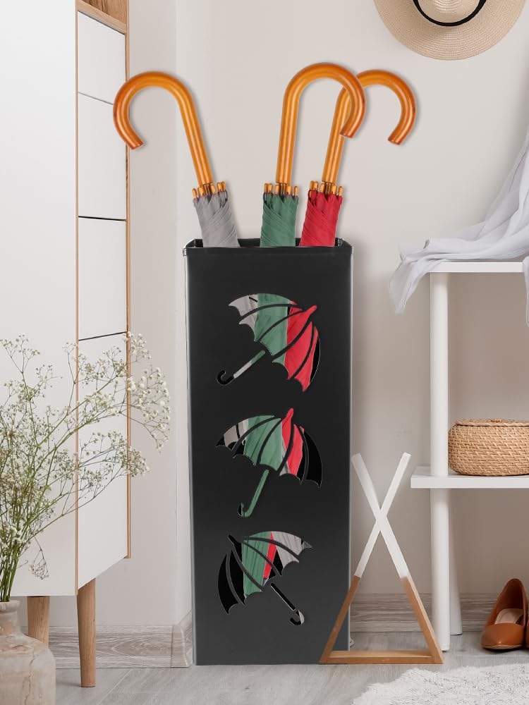 Premium Metal Umbrella Stand with Hollow Design