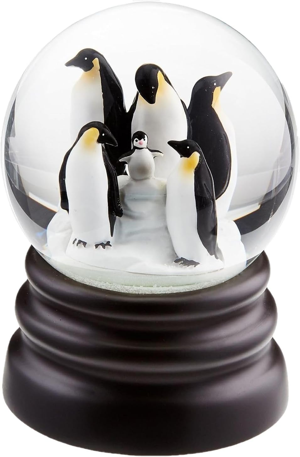 WHAT ON EARTH Musical Snow Globe with Penguins