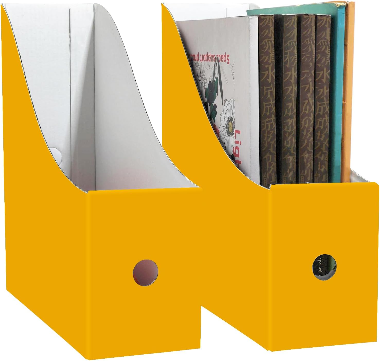 2 Pack Magazine File Folder Holder for Desk and Classroom