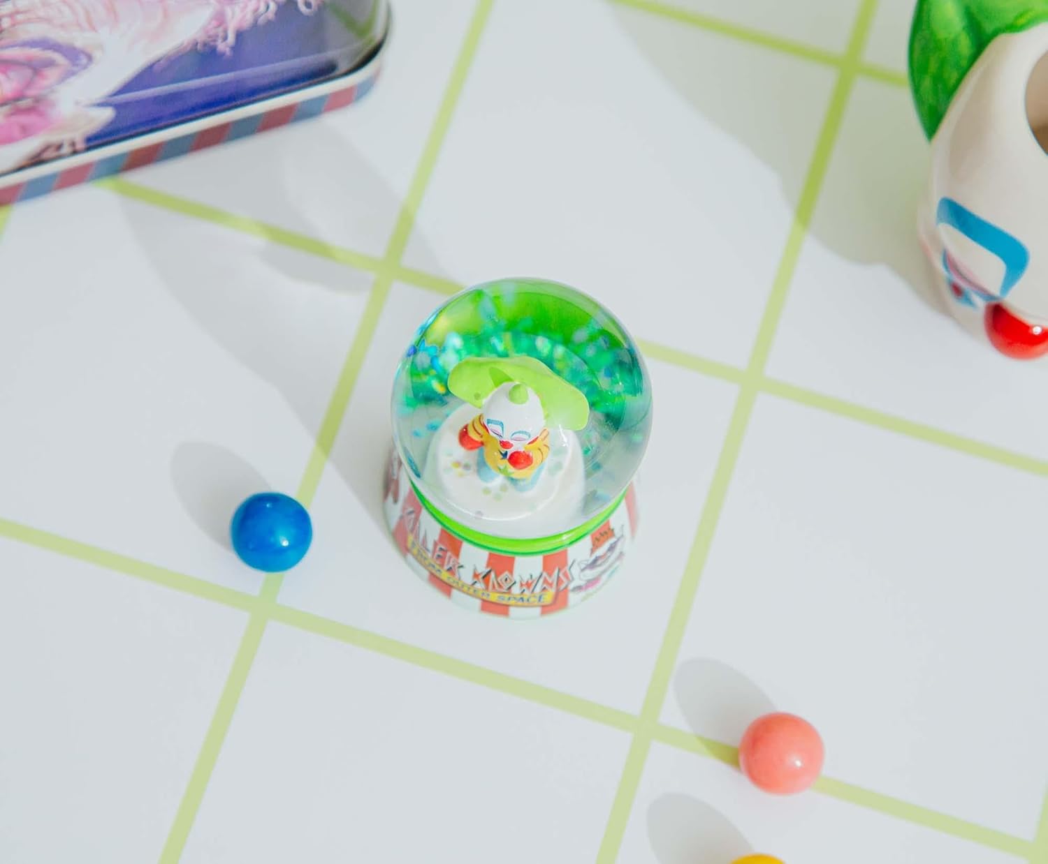 Killer Klowns from Outer Space Snow Globe Miniature 3 Inches