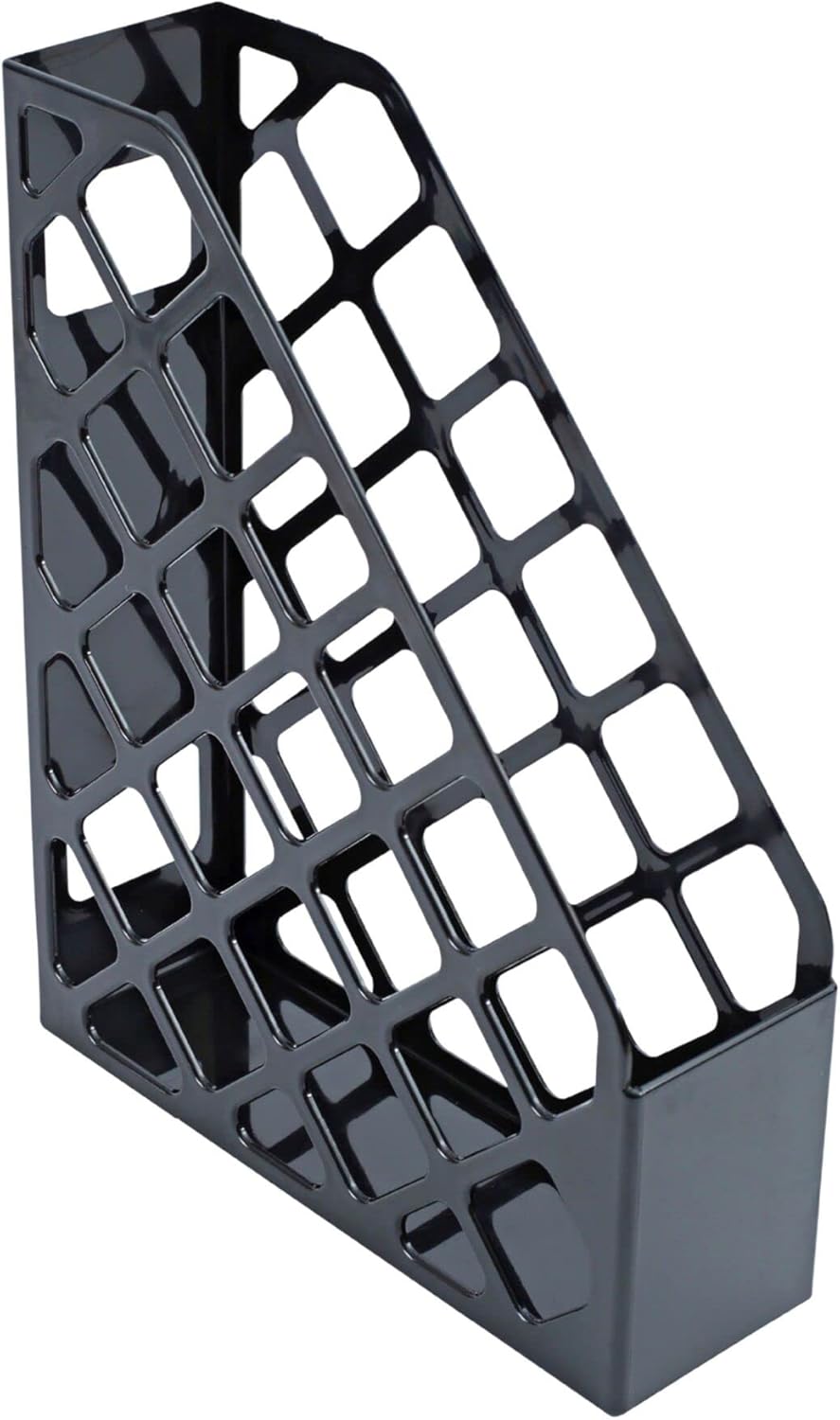 Universal 08118 Recycled Plastic Magazine File Black