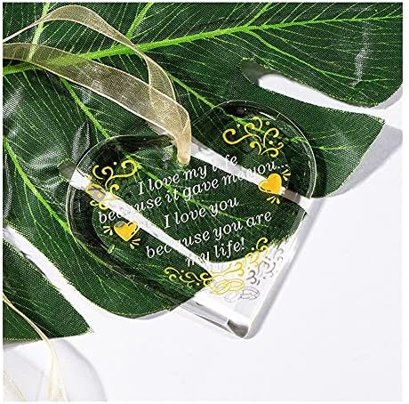 SAIYI K9 Crystal Handmade Heart Hanging Ornament Gift for Mom and Couples