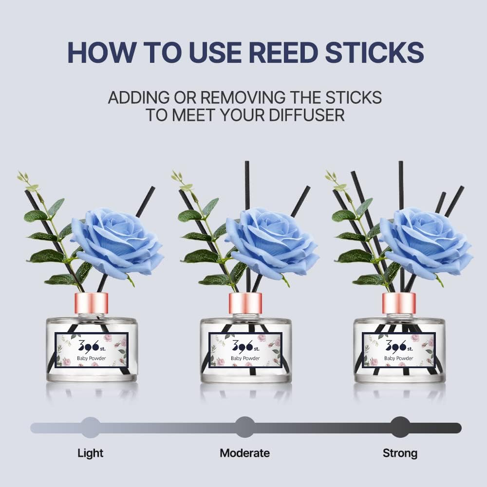 396 St Rose Flower Reed Diffuser Set 200ml