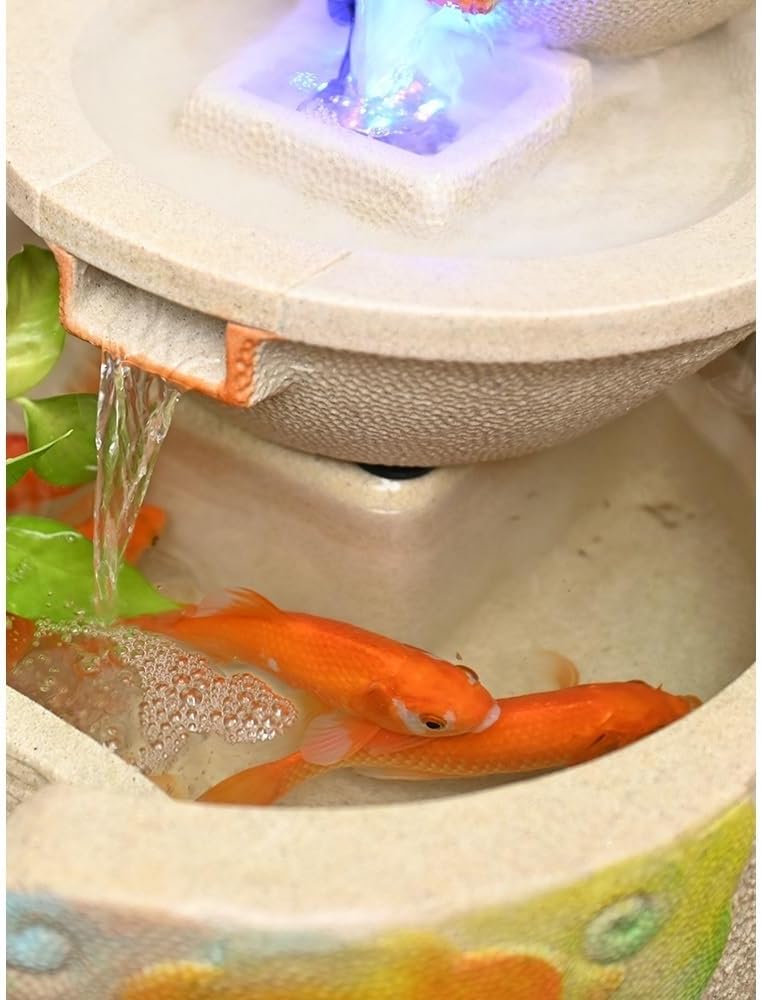 Cascading Rock Outdoor Water Fountain for Relaxation