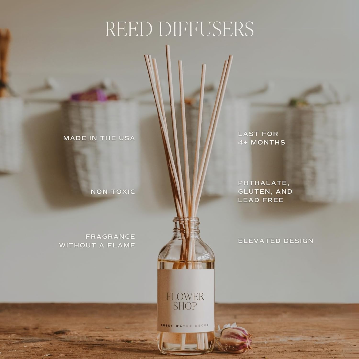 Sweet Water Decor Non-Toxic Reed Diffuser Set