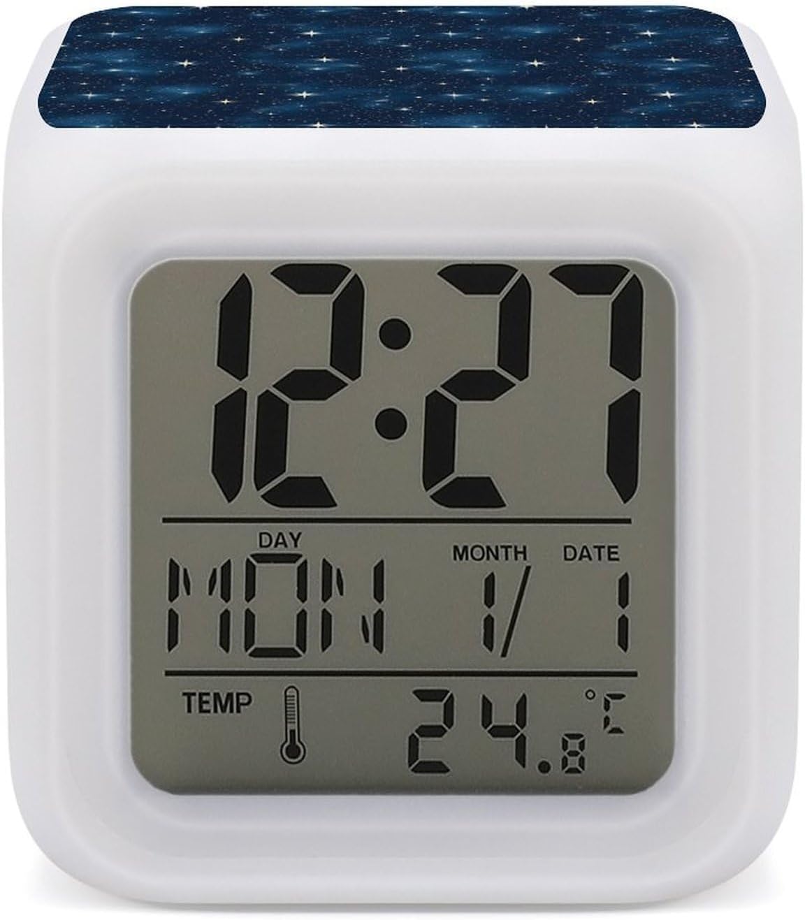 Novastar Dreamy Stars Print LED Alarm Clock