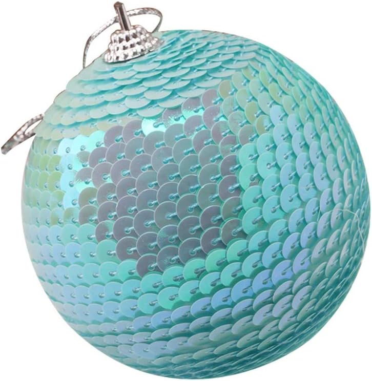 Christmas Tree Rhinestone Ornament 8CM Glitter Baubles