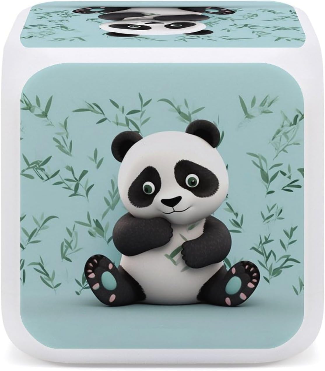 Panda Star 7-Color LED Alarm Clock with Night Light