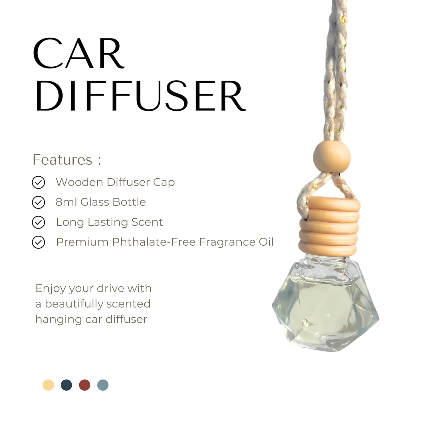 Hily Candles Mahogany Mango Car Diffuser 2 Pack