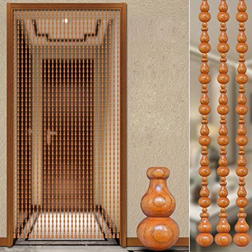 KDDEON Wooden Bead Curtain for Home Decor