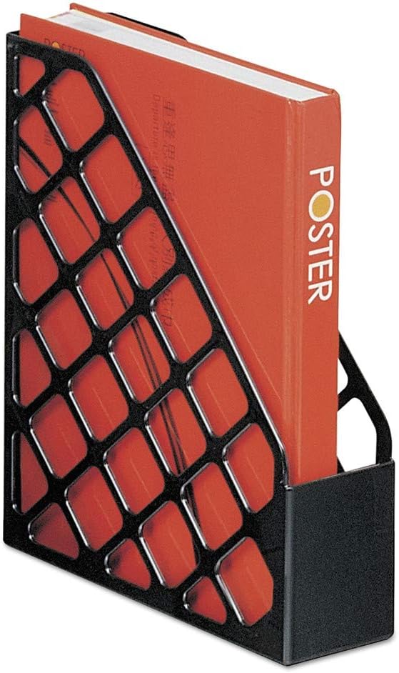 Universal 08118 Recycled Plastic Magazine File Black