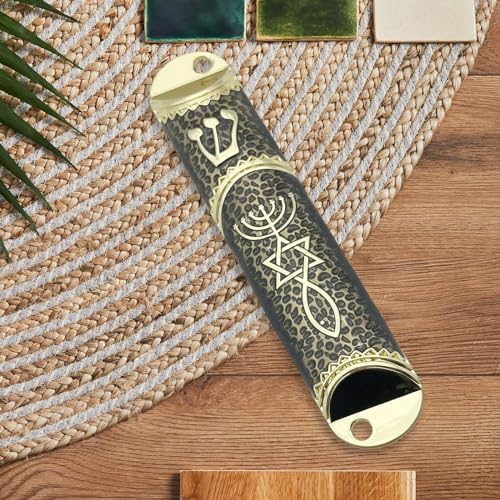 Stylish Mezuzah Case for Home Blessings and Protection Black 106cm