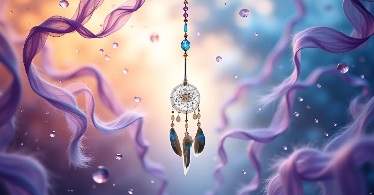 Galepromot Dream Catcher Feather Beads Hanging Ornament