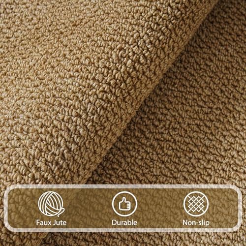 Softlife Hallway Runner Rug 2x6 ft Brown