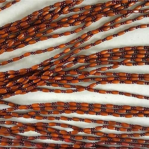 Wood Beaded Curtains for Bedroom Kitchen Door Divider