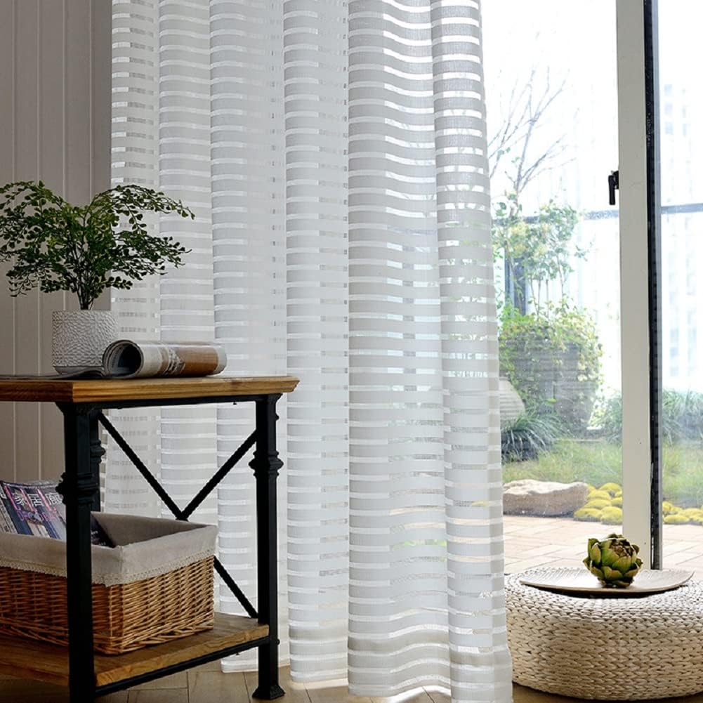 Modern Minimalist Solid Color Straight Curtains