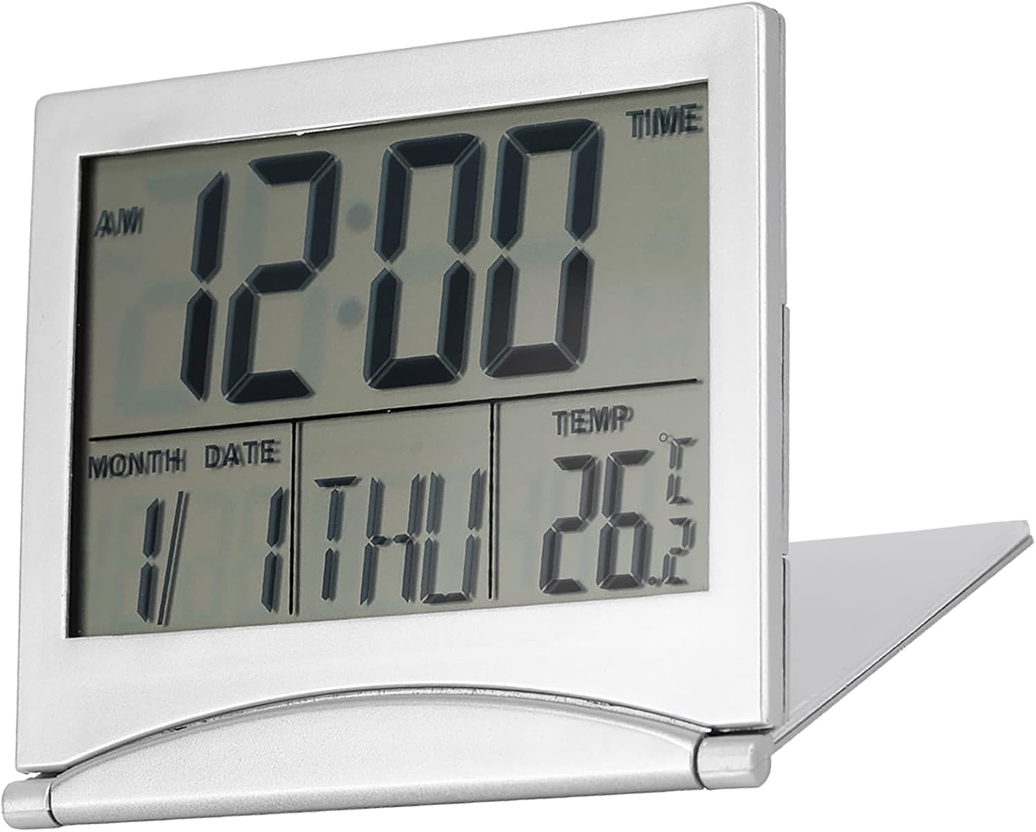 GLOGLOW Multifunctional LED Clock with Weather Monitoring