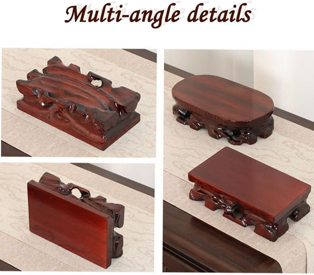 GOLDYWENDY Durable Solid Wood Base Display Stand