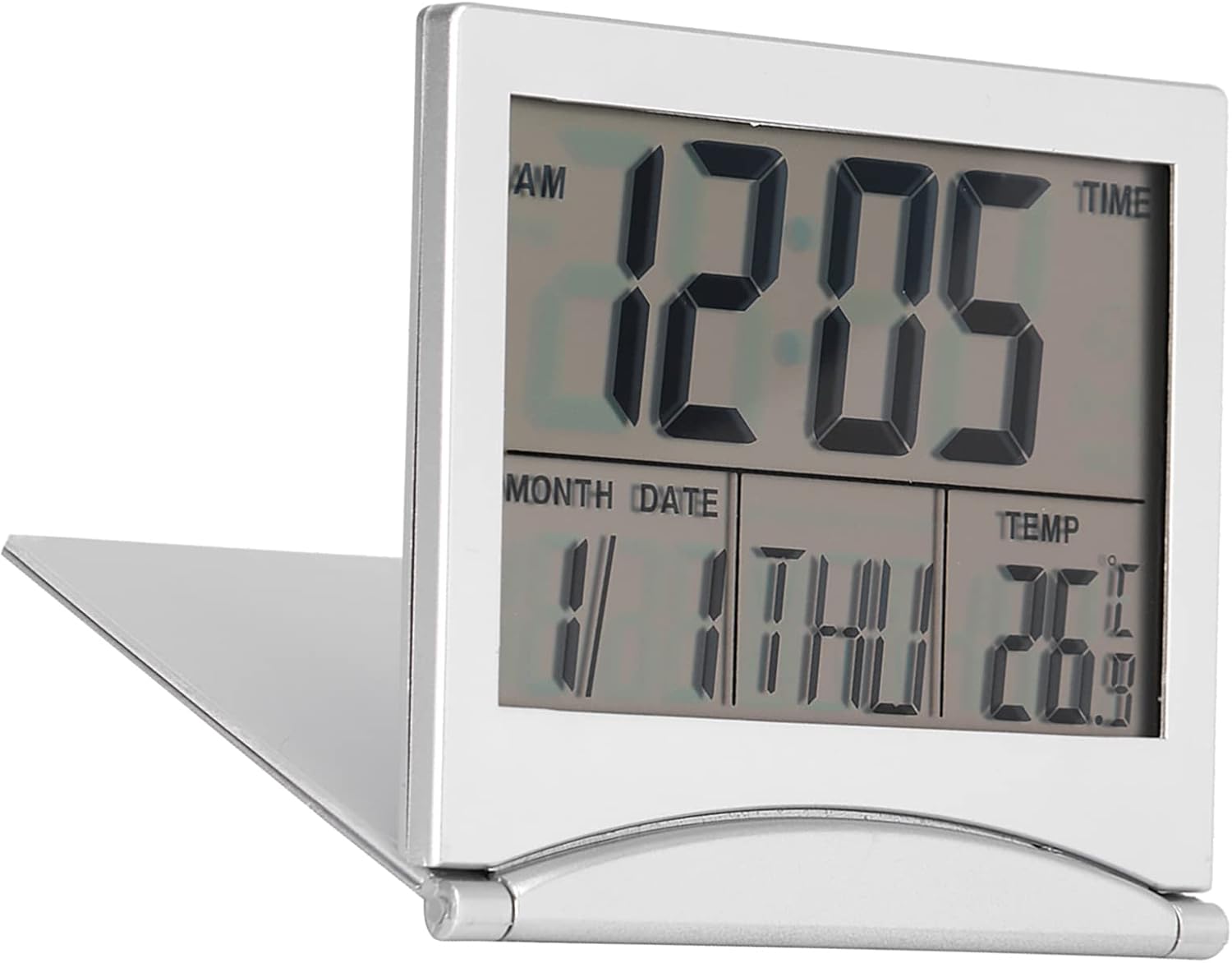 GLOGLOW Multifunctional LED Clock with Weather Monitoring