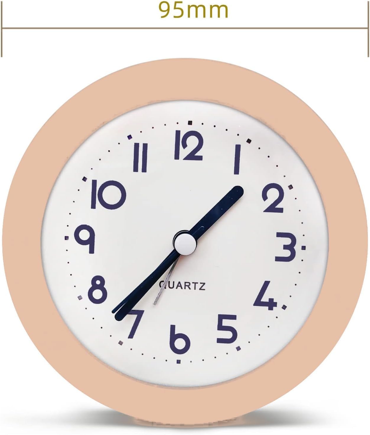 HIQU and HIST 4 Inch Pink Alarm Clock with Backlight