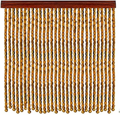 Natural Bamboo Beaded Door Curtain for Privacy