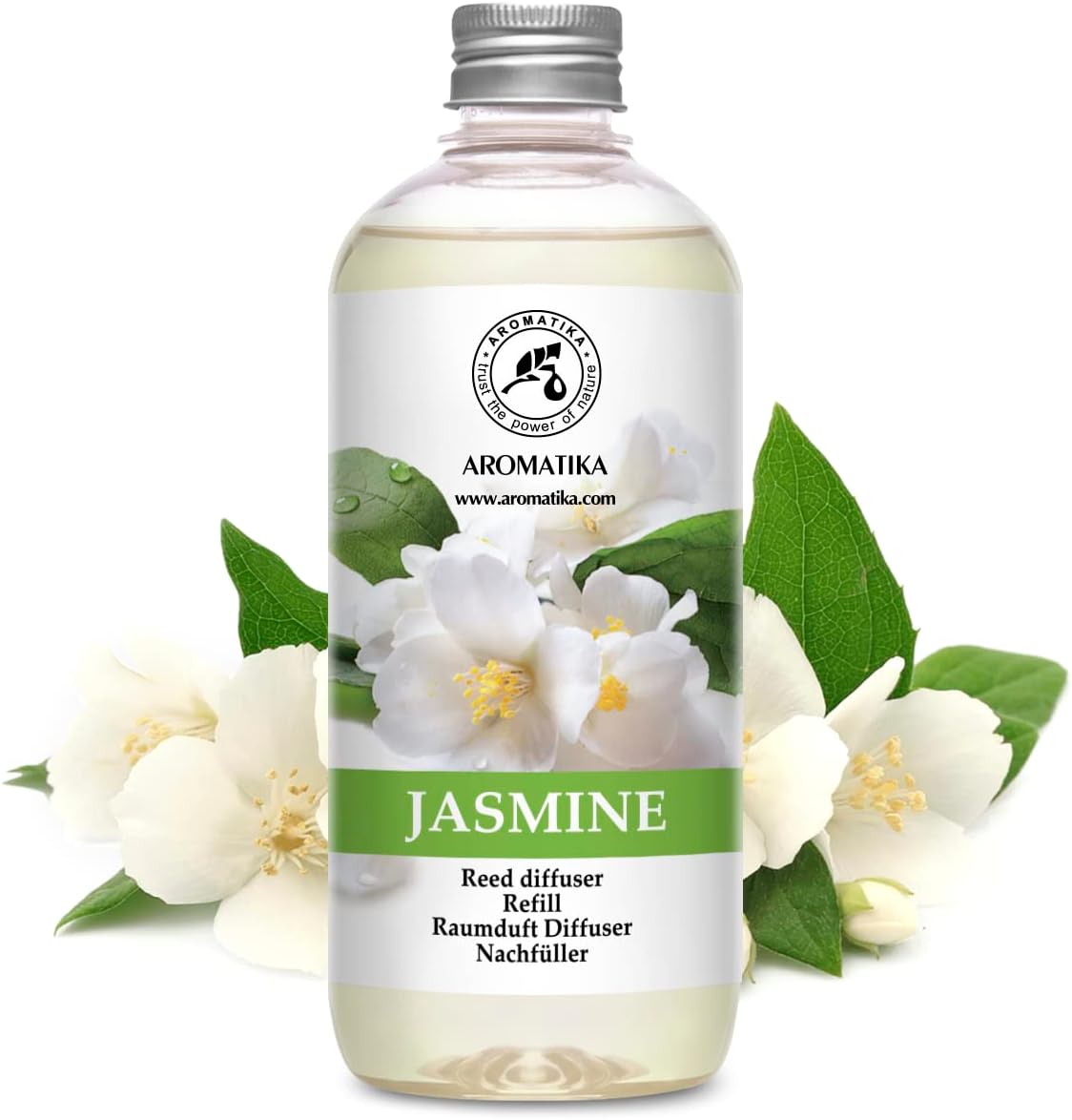 Jasmine Reed Diffuser Refill - 17 Fl Oz Natural Essential Oil