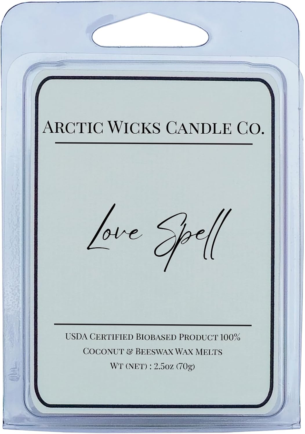 Love Spell Wax Melts Pack of 3 Arctic Wicks