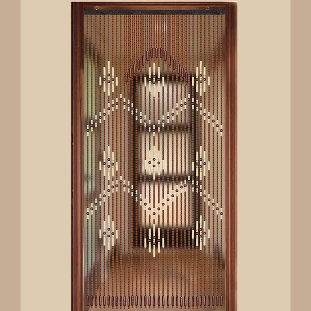 Natural Wood Beaded Curtains for Doorways