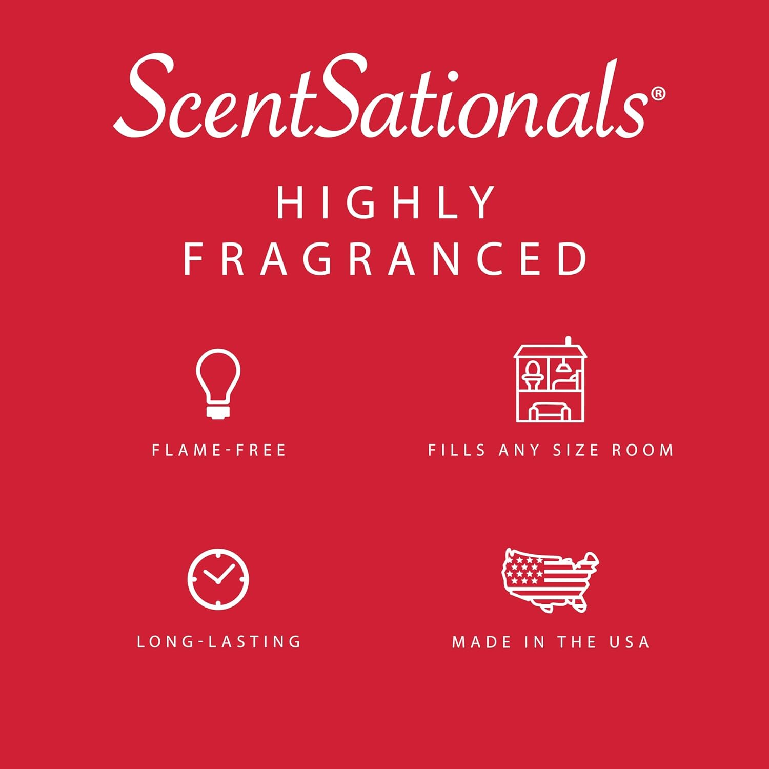 Scentsationals Wax Melts Cinnamon Apples 24-Cubes 10oz