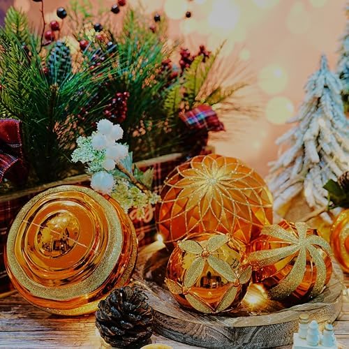 Dohance 2-Piece Shatterproof Christmas Ornament Set