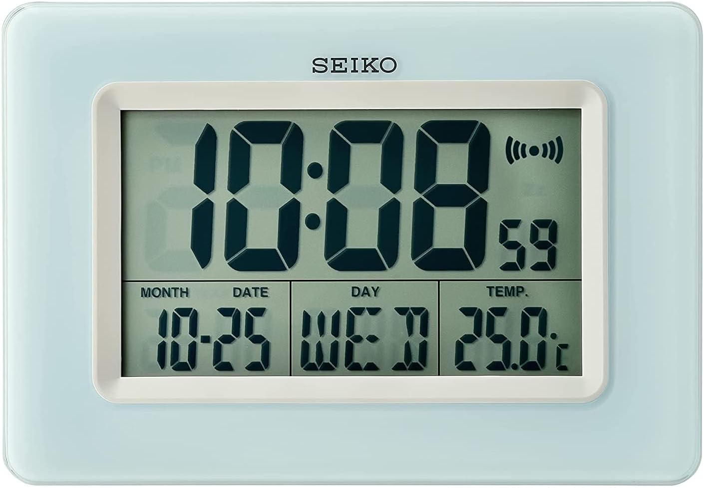 Seiko Yanai Light Blue Alarm Clock