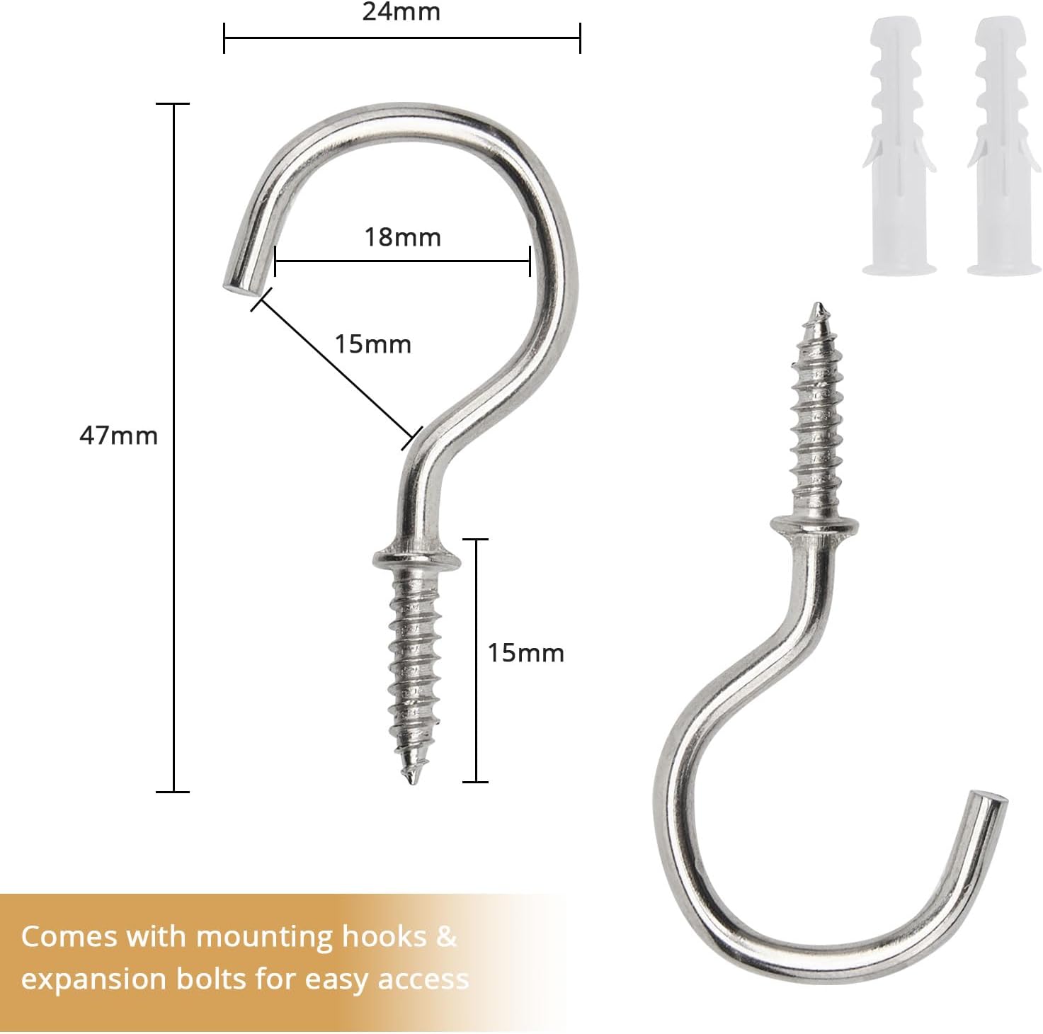 NICEEC 4 Pack Natural Cotton Rope Curtain Tiebacks