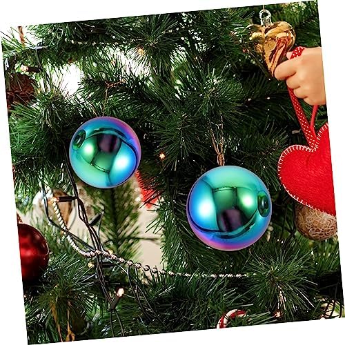 PRETYZOOM 3pcs Stainless Steel Balls Wall Decor for Garden and Home