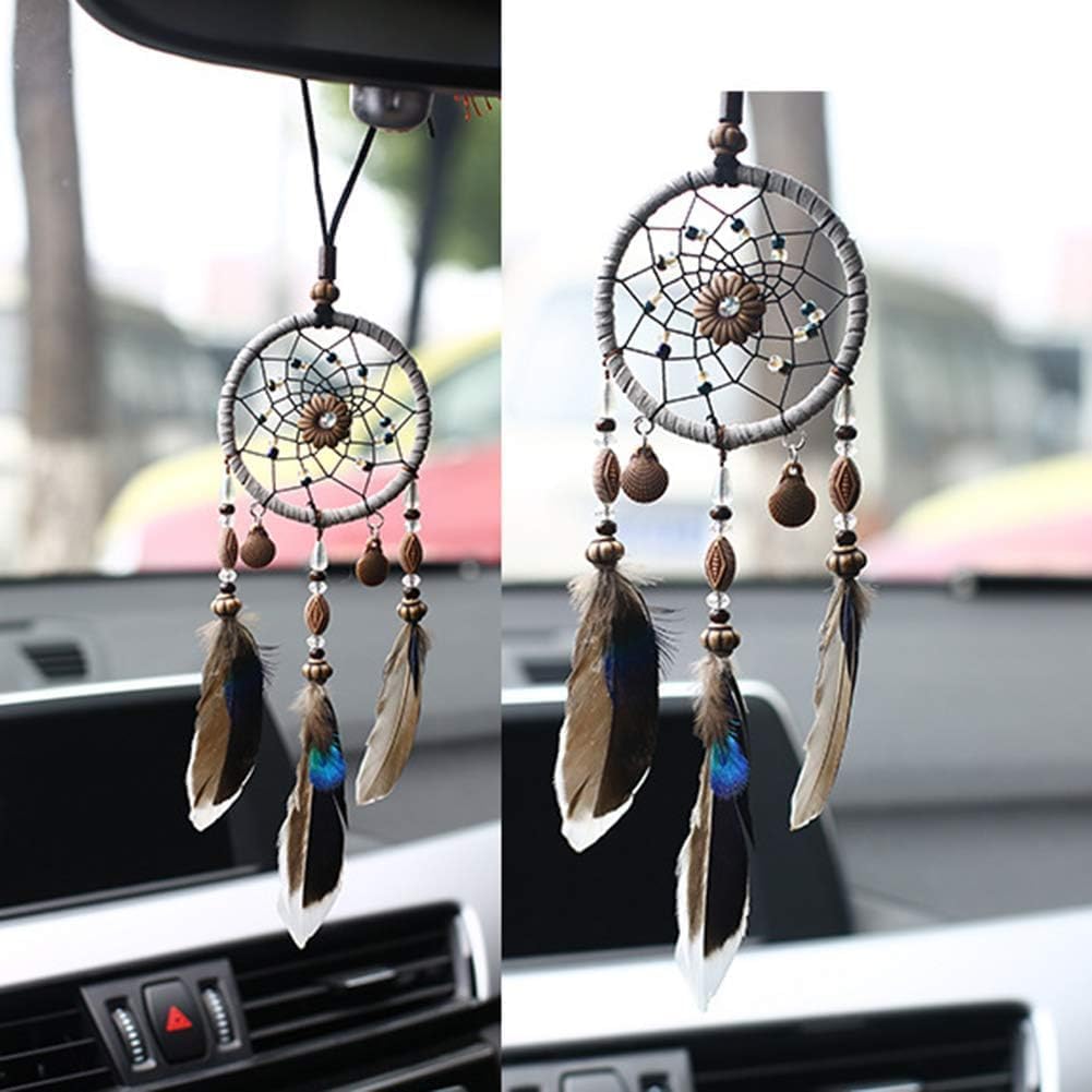 Galepromot Dream Catcher Feather Beads Hanging Ornament