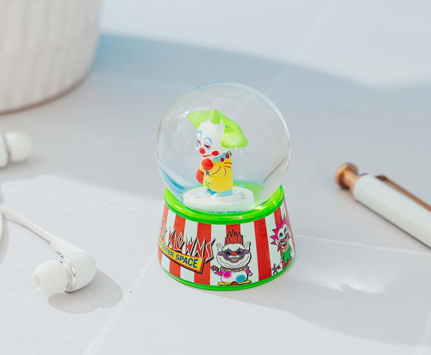 Killer Klowns from Outer Space Snow Globe Miniature 3 Inches