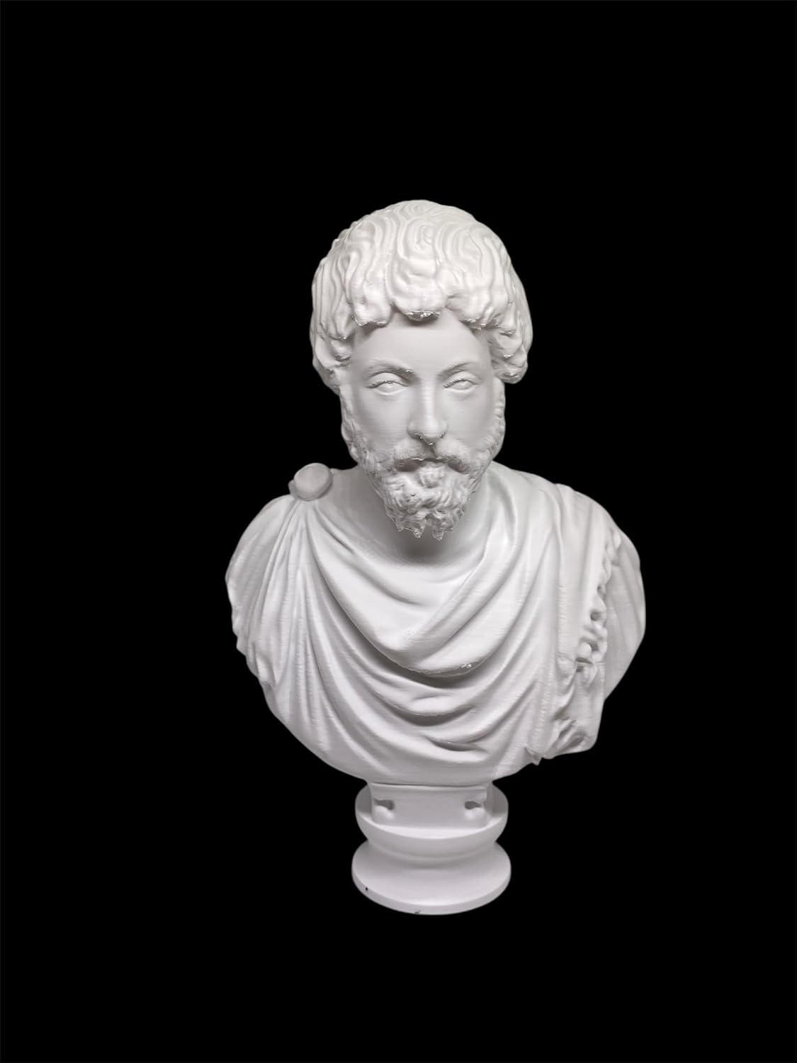Marcus Aurelius Bust 3D Printed Sculpture 8 Inches