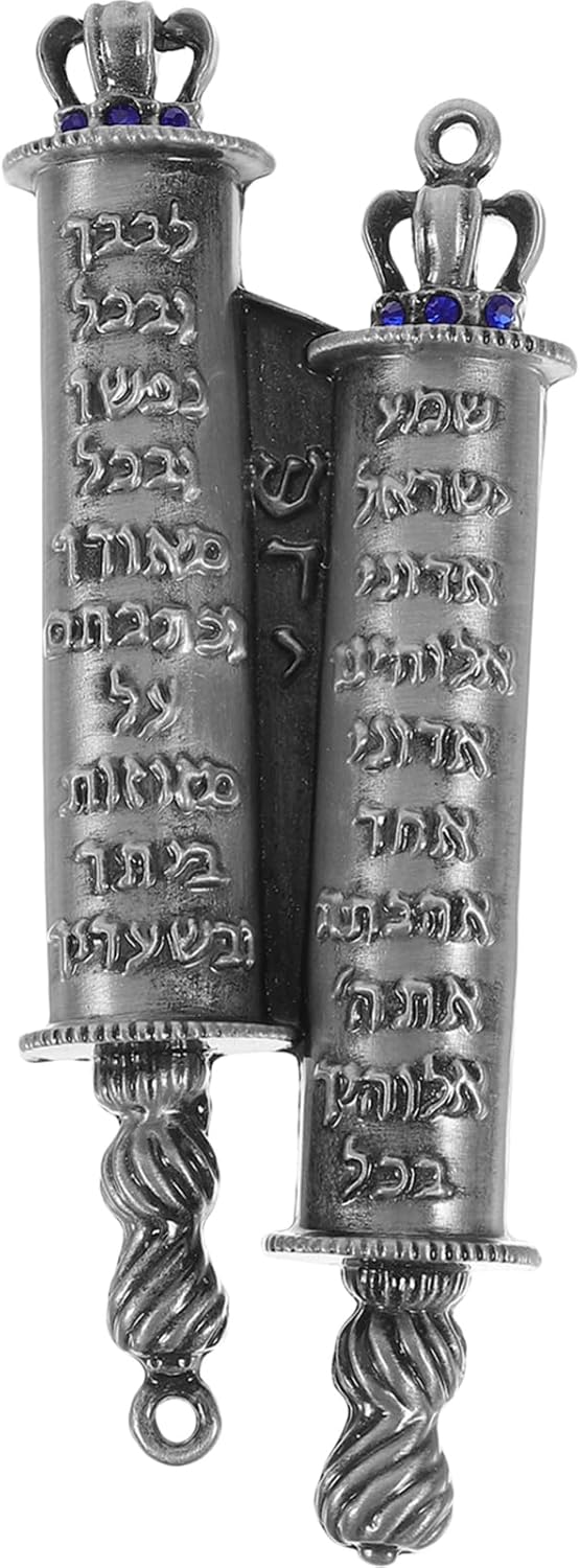 VICASKY Metal Mezuzah with Engraved Blessing Scroll Home Decor