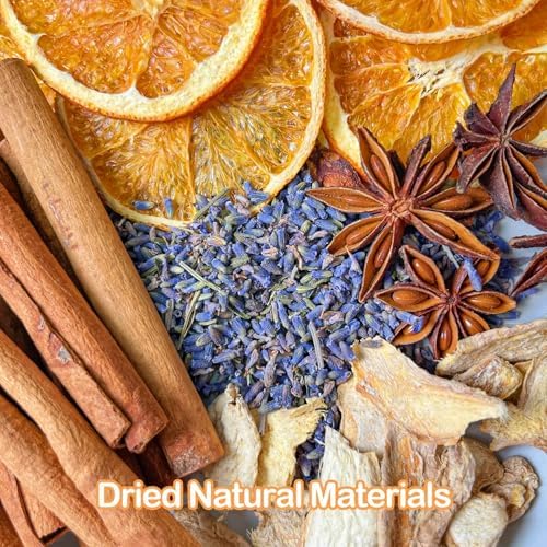 Cozy Nights Stovetop Potpourri with Cinnamon Ginger Lavender Anise Star and Orange