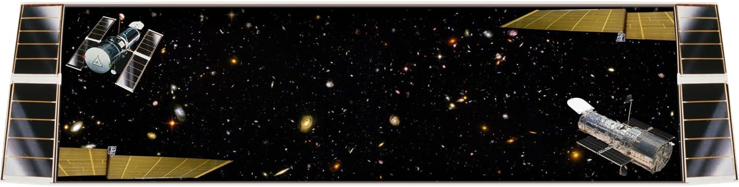 NASA Hubble Ultra Deep Field Space Telescope Galaxy Cardboard Cutout Standee