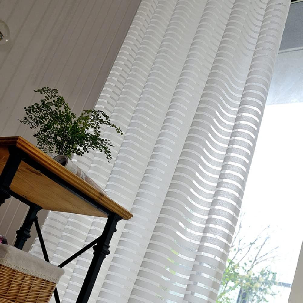 Modern Minimalist Solid Color Straight Curtains