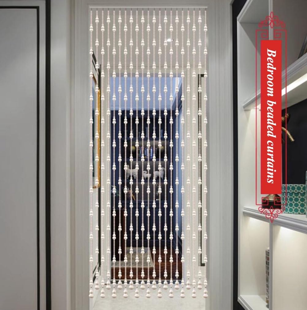 Etlegor Wood Beaded Curtain for Doorway