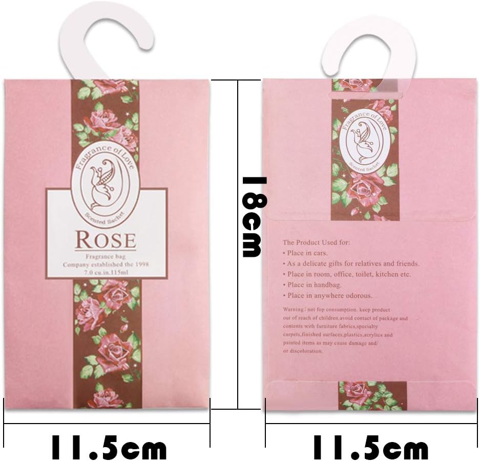 20 Pack Air Freshener Sachets with Hanger for Closets and Drawers