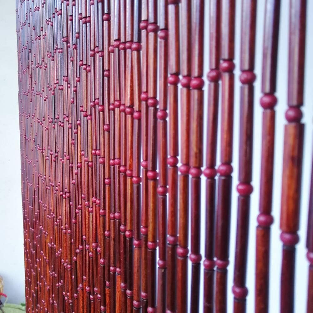 Beaded Curtain Natural Bamboo Decor Panel