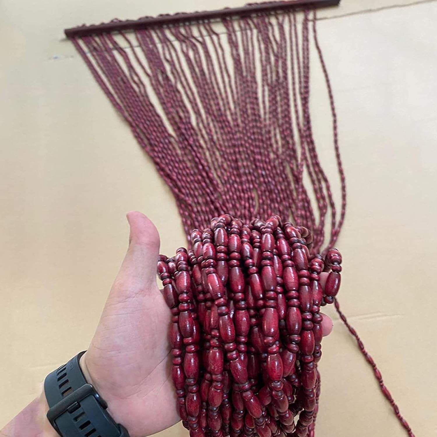 Bamboo Beaded Door Curtain for Home Dcor