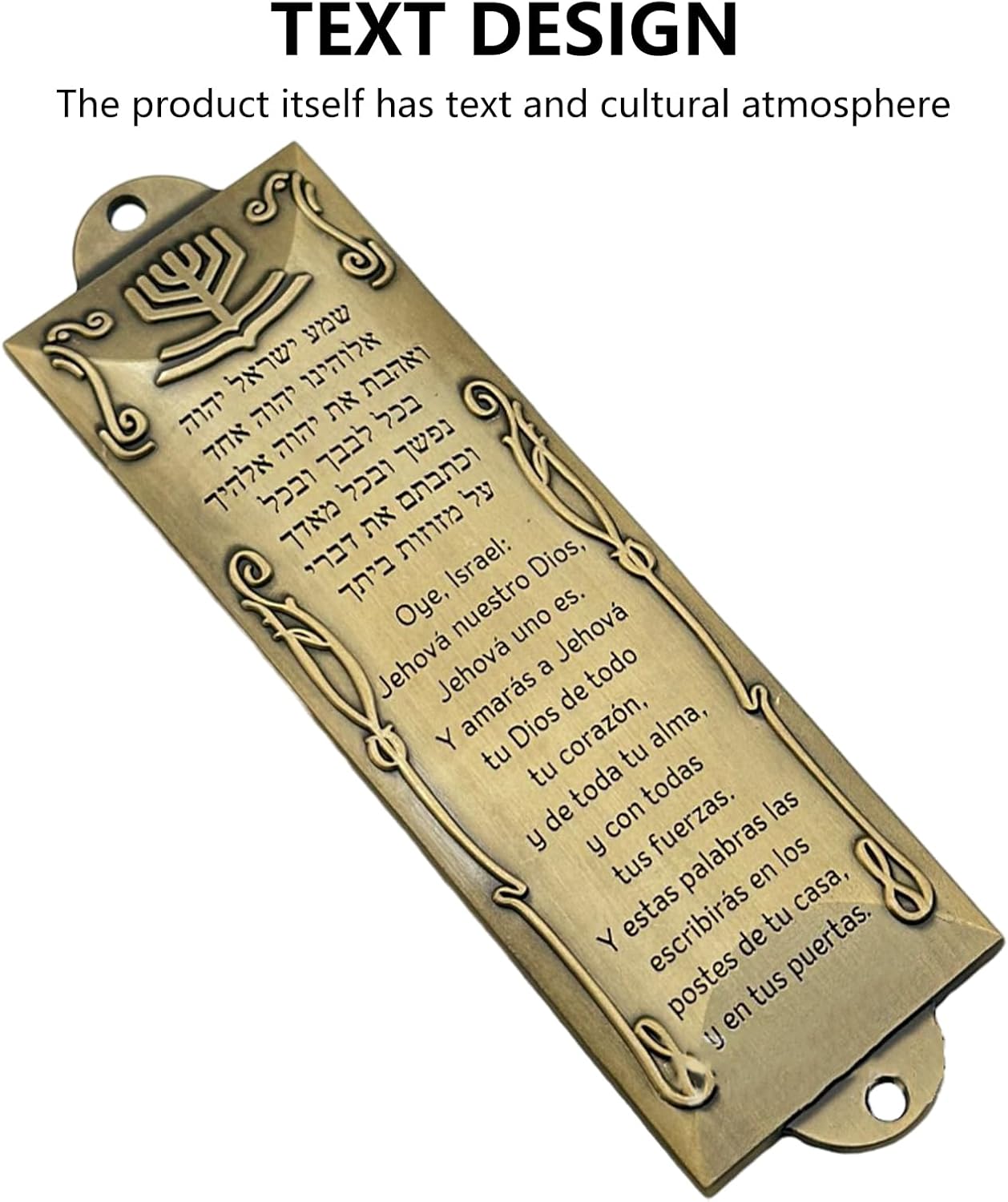 Spanish Style Mezuzah Case for Home Decor
