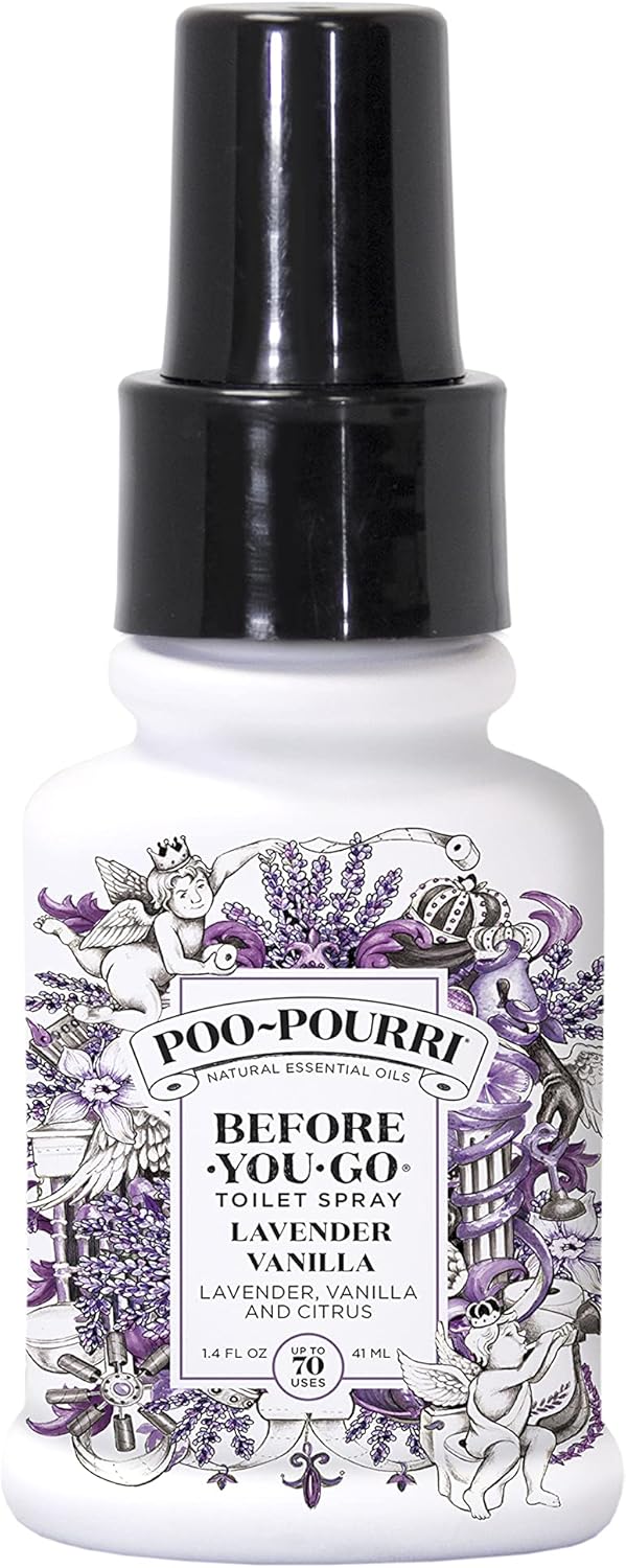 Poo-Pourri Before-You-Go Toilet Spray Lavender Vanilla 14 Fl Oz