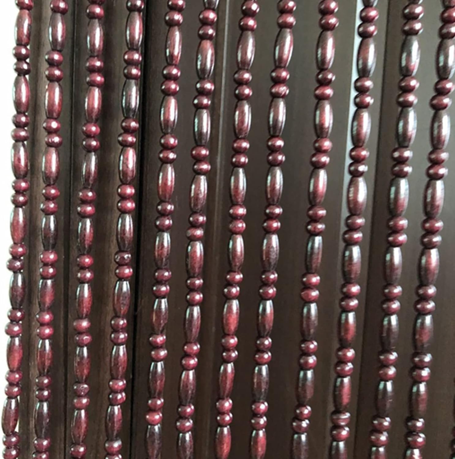 Wood Beaded Door Curtains for Bedroom and Entryway