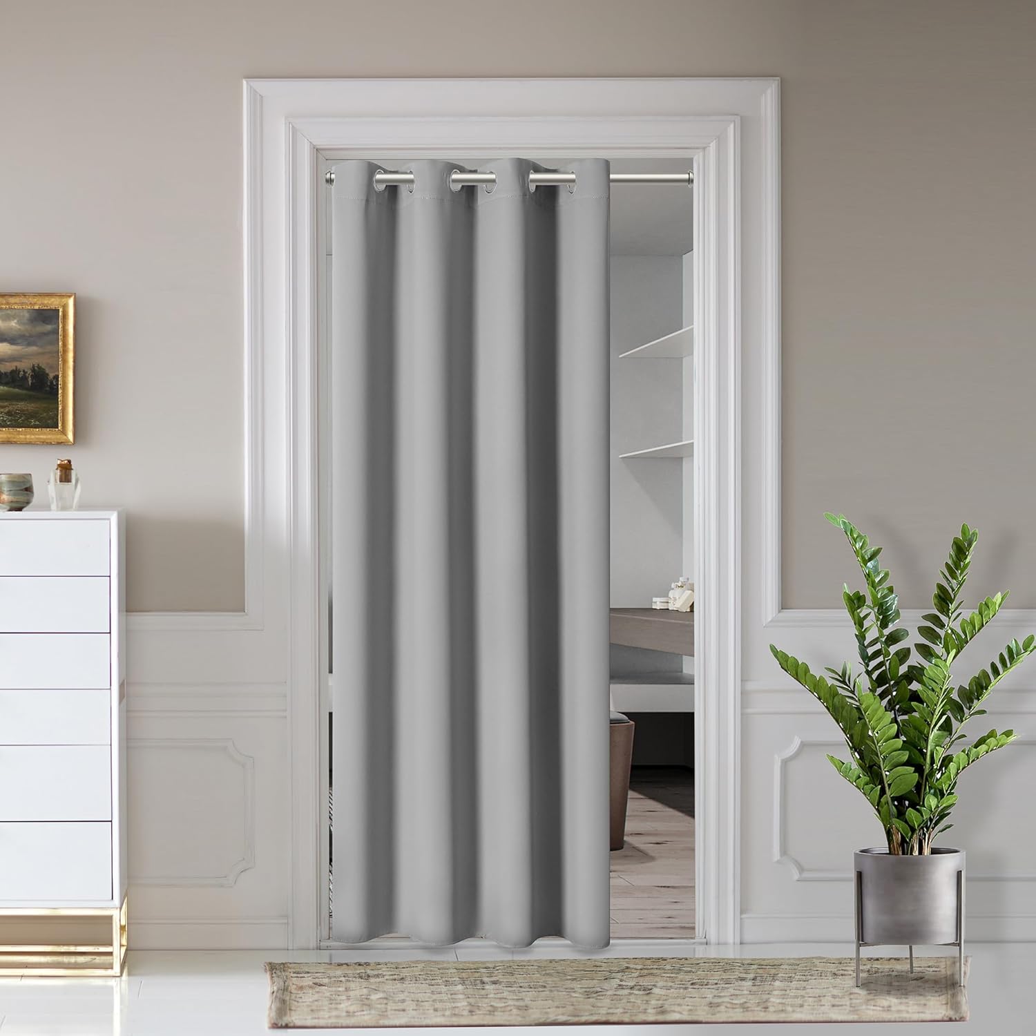 AOSKY Door Curtains for Privacy and Light Blocking